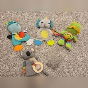 Colorful Animal Plush Toy Set